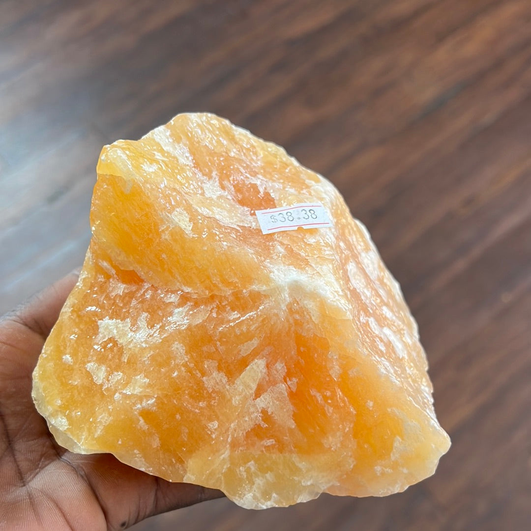 Orange Calcite Chunk