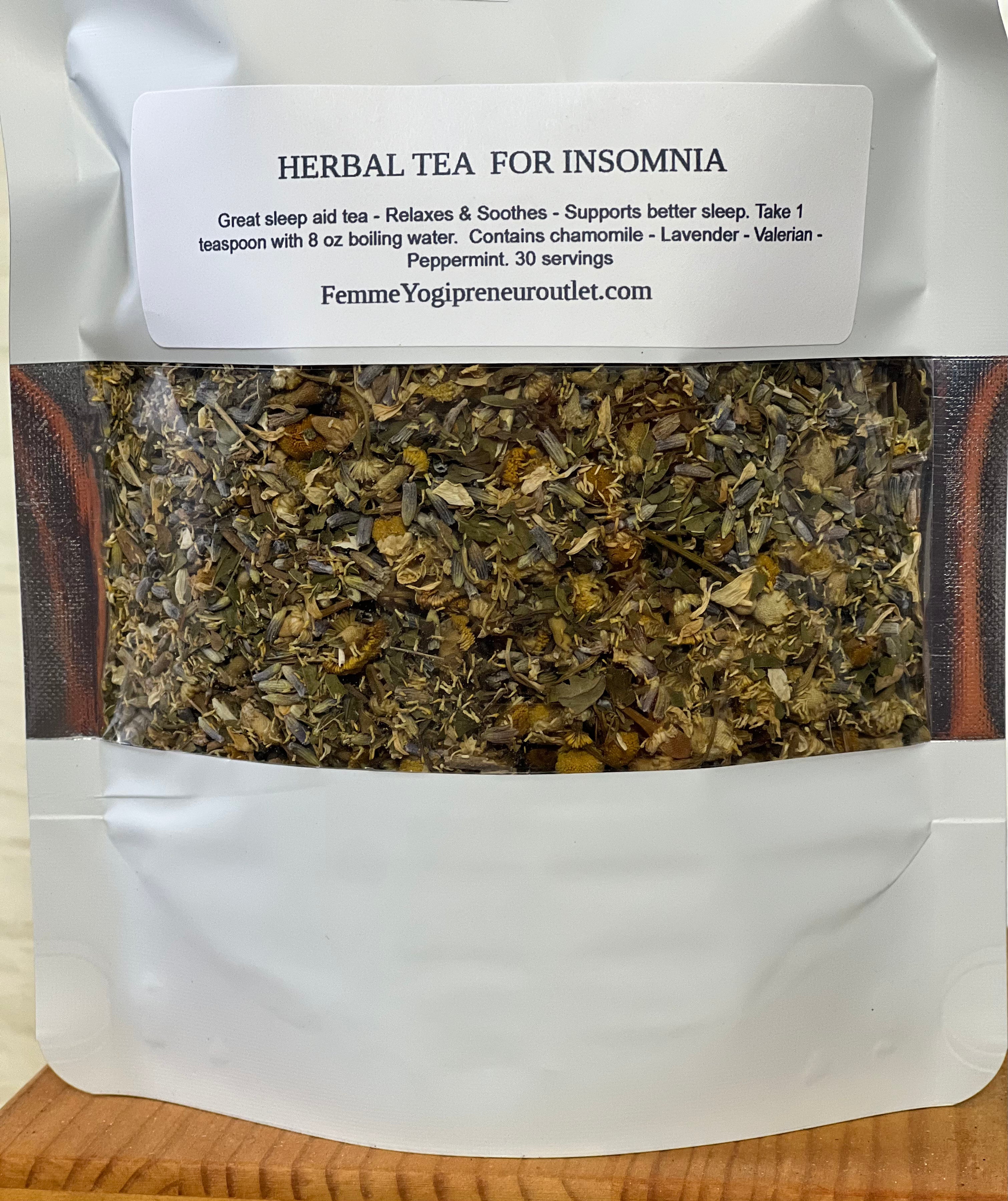 Natural sleep aid tea