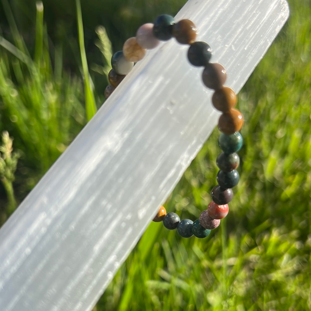 Ocean Jasper Stone Bracelet