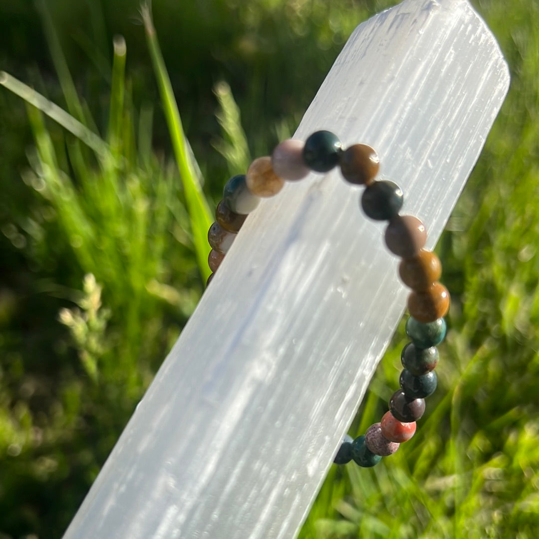 Ocean Jasper Stone Bracelet