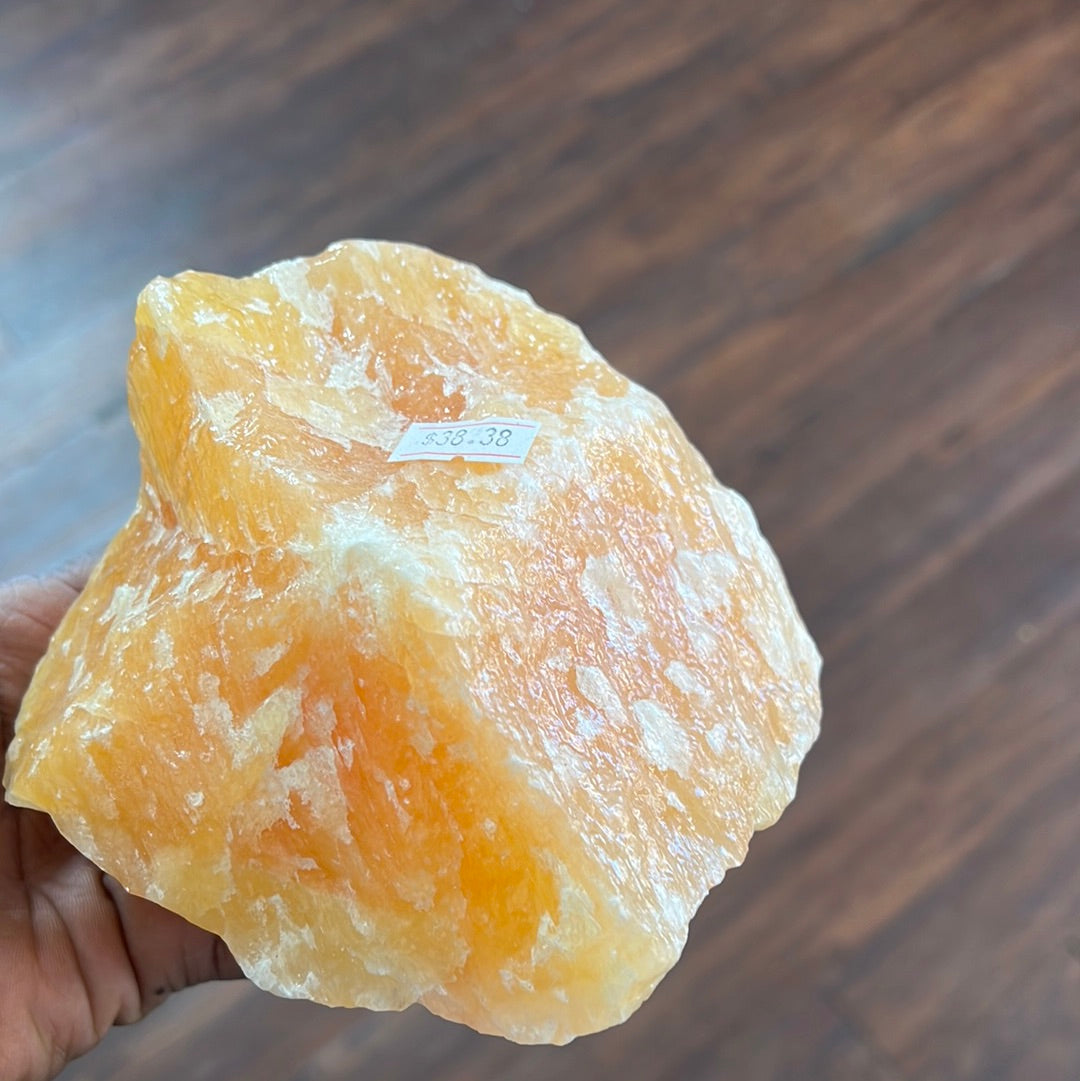 Orange Calcite Chunk