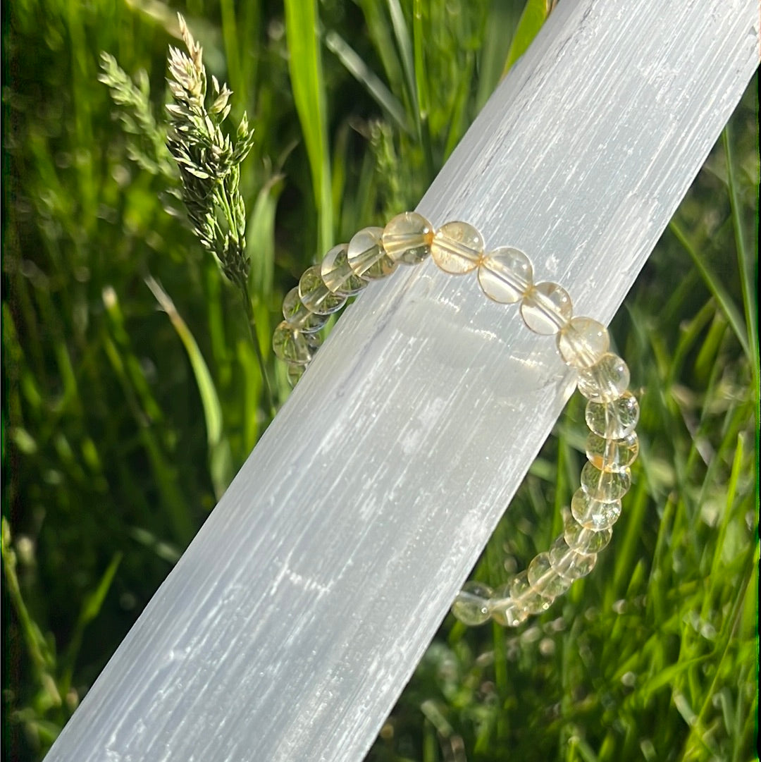 Citrine Gemstone Beads Bracelet