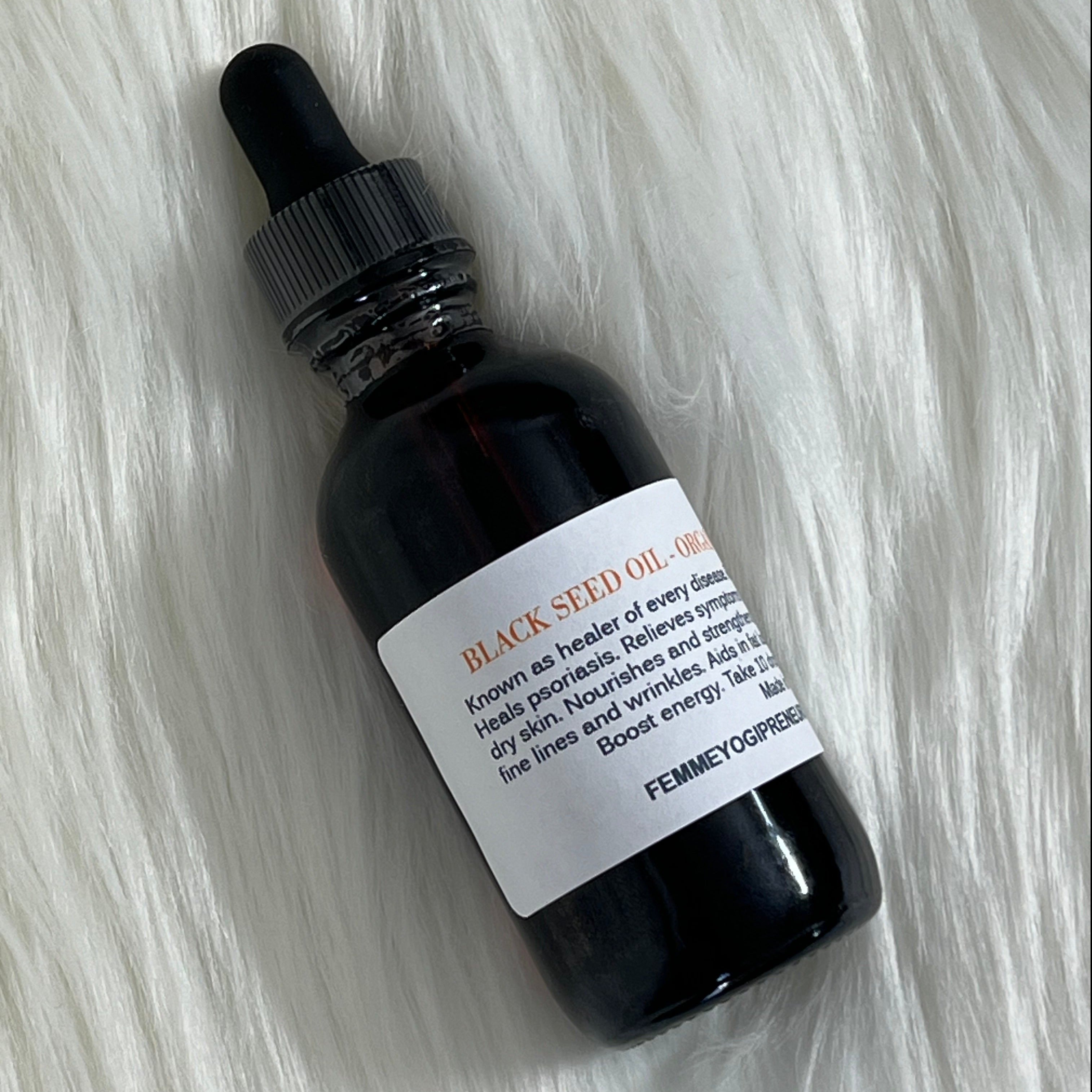 Cold pressed black seed oil