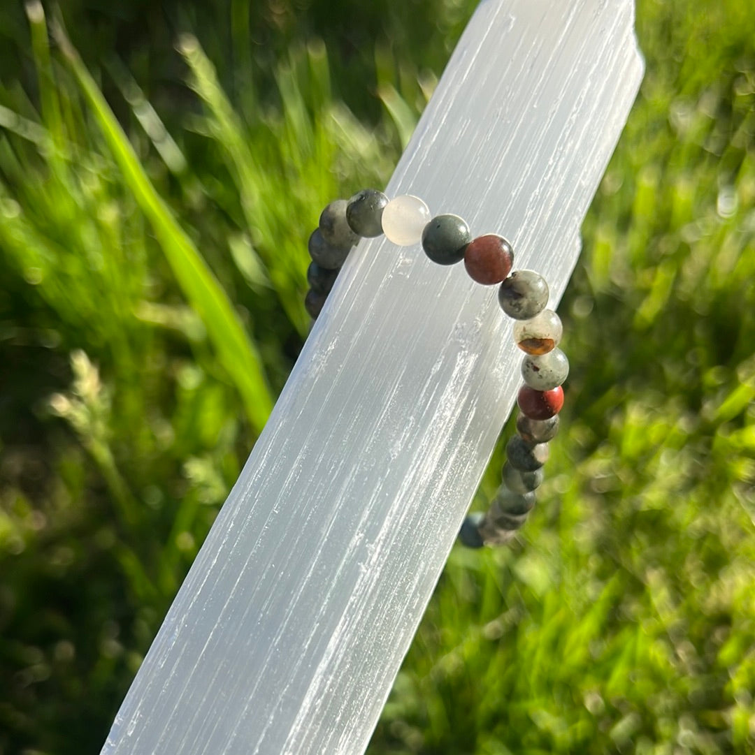 African Bloodstone Bracelet