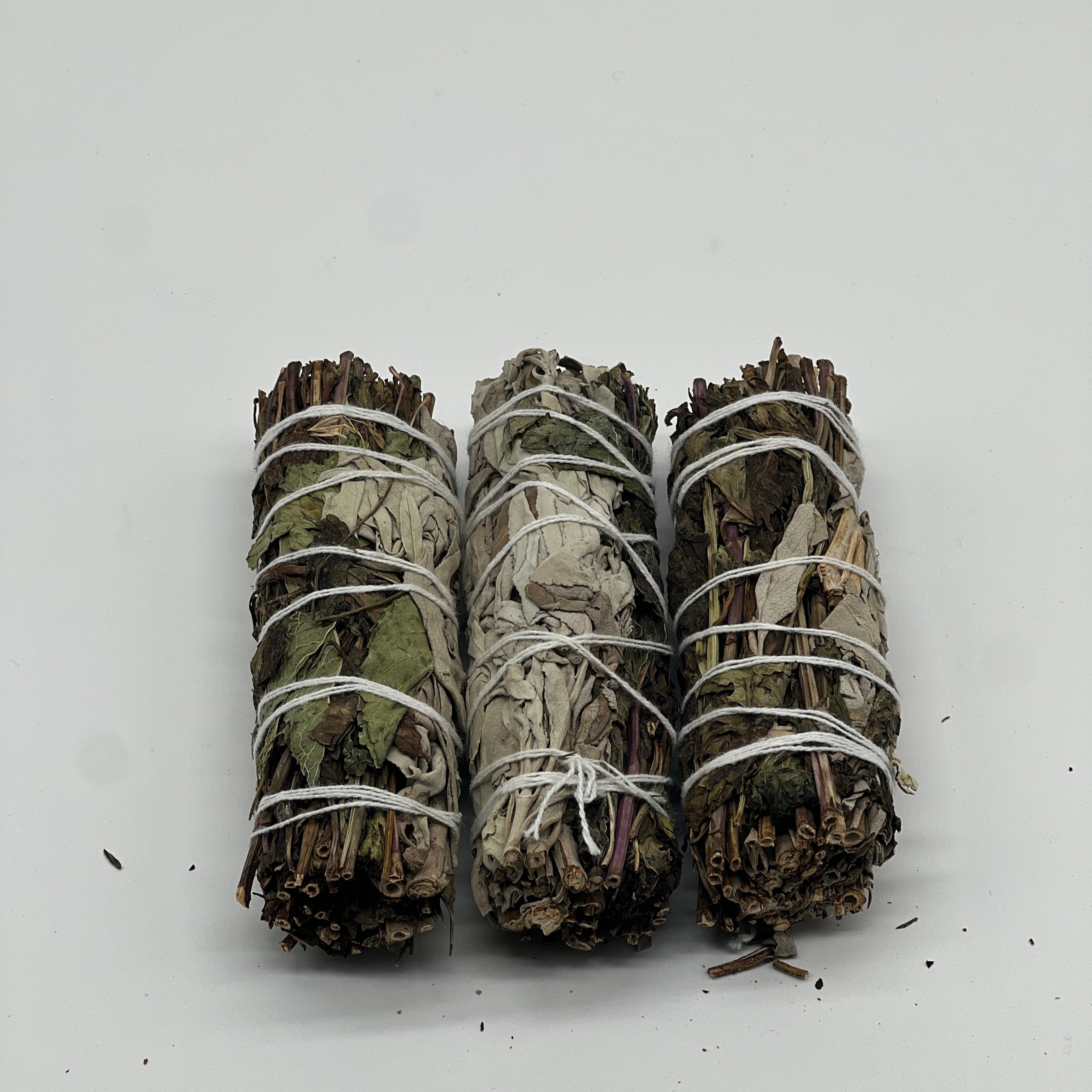 Peppermint & White sage smudge bundle