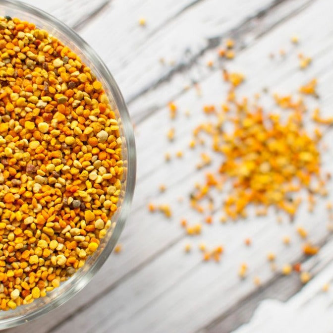 Organic bee pollen granule