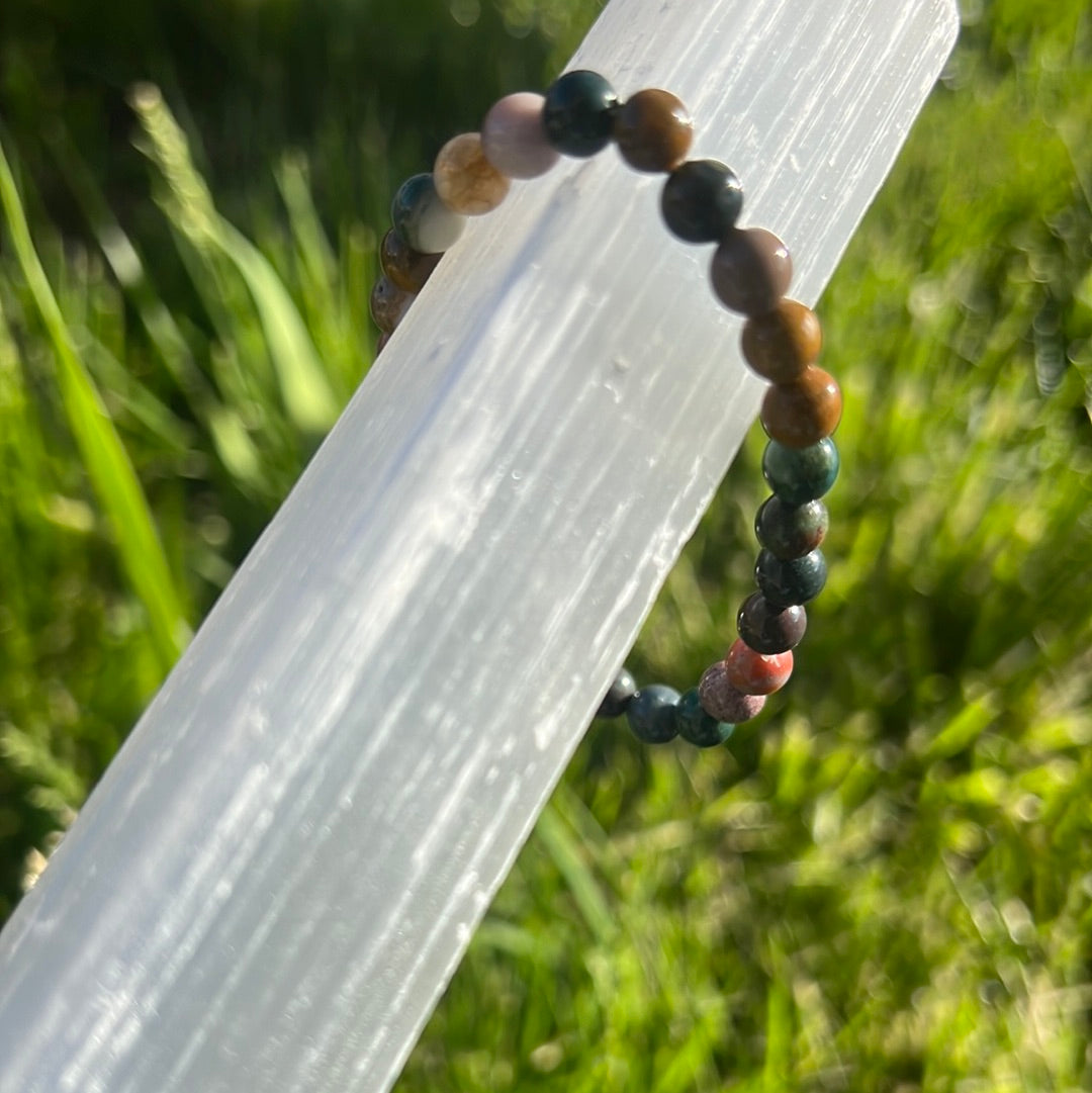 Ocean Jasper Stone Bracelet