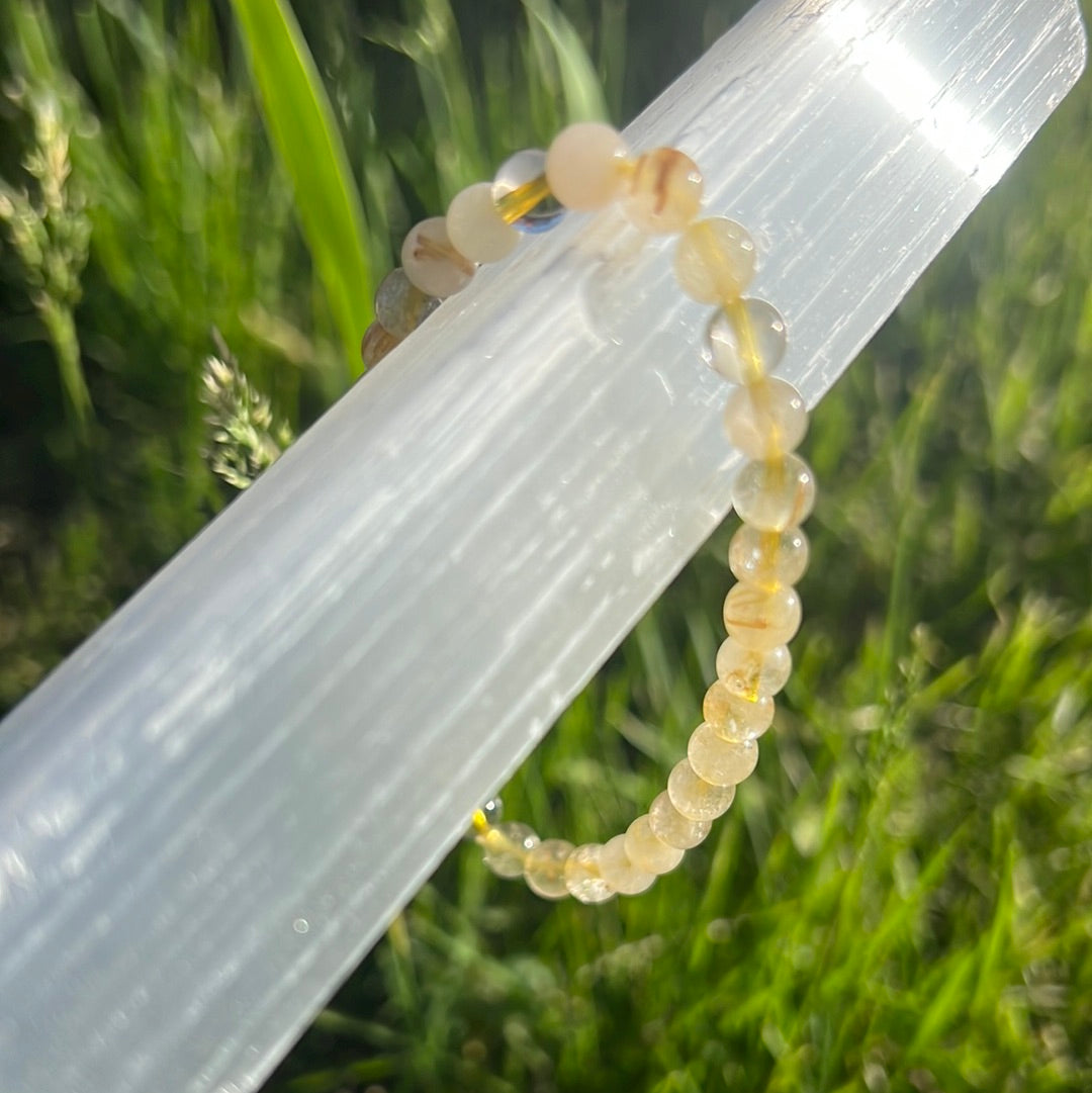 Gold Quartz Bracelet