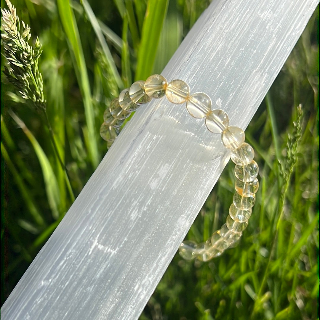 Citrine Gemstone Beads Bracelet