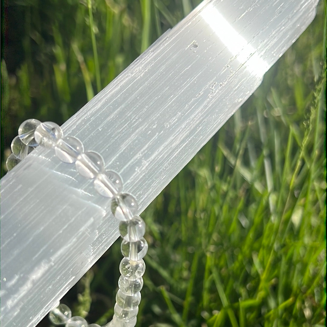 Clear Quartz Stone Bracelet