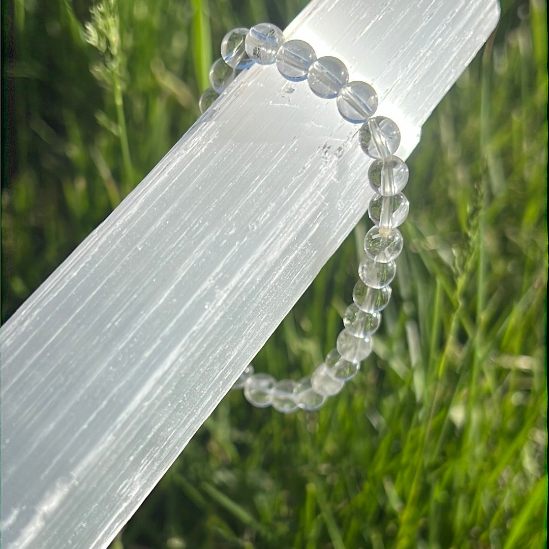 Clear Quartz Stone Bracelet