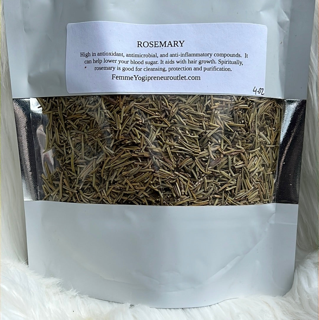 Rosemary - Whole leaf - 4 oz