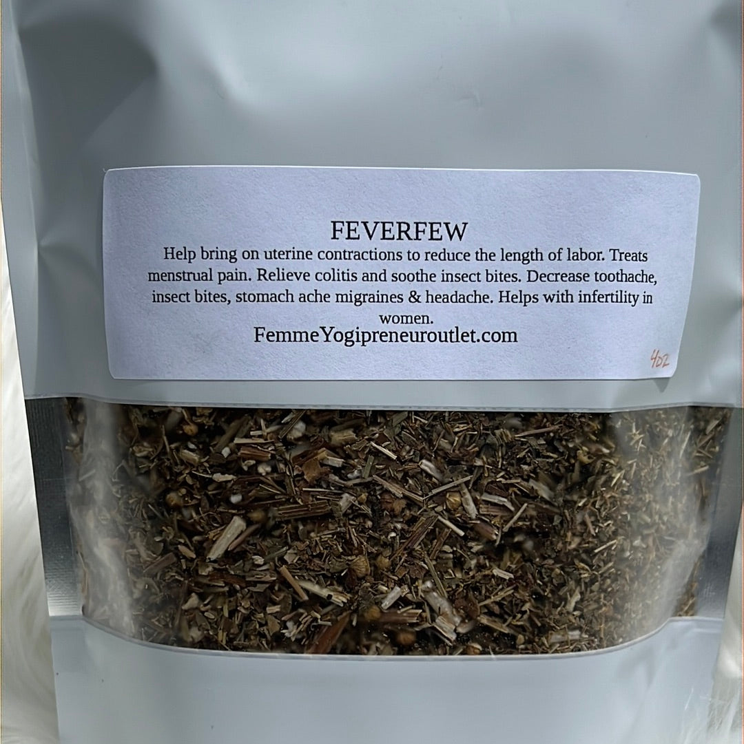 Feverfew Herb for Ache - 4 oz