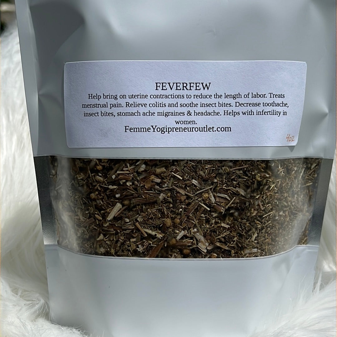 Feverfew Herb for Ache - 4 oz