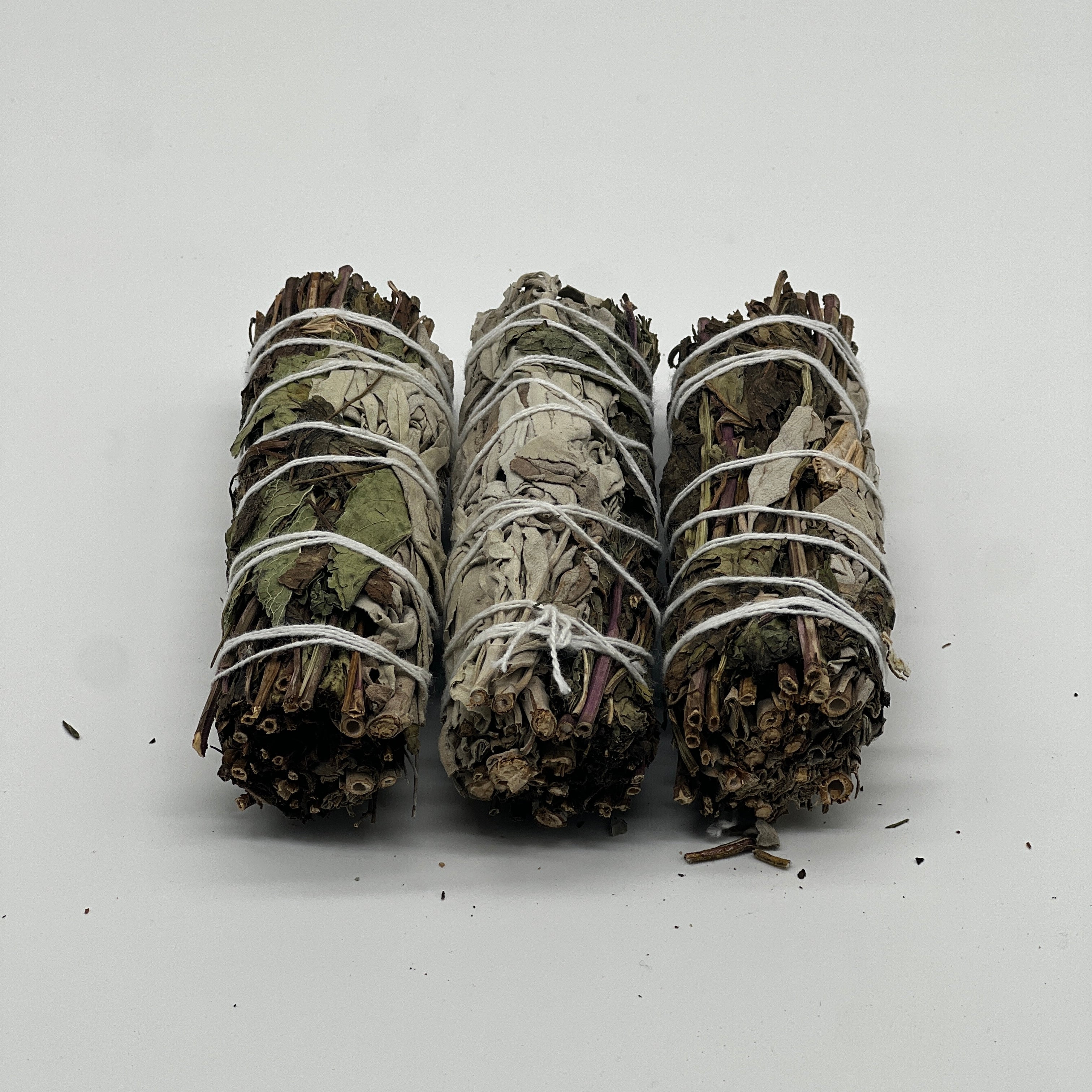 Peppermint & White sage smudge bundle