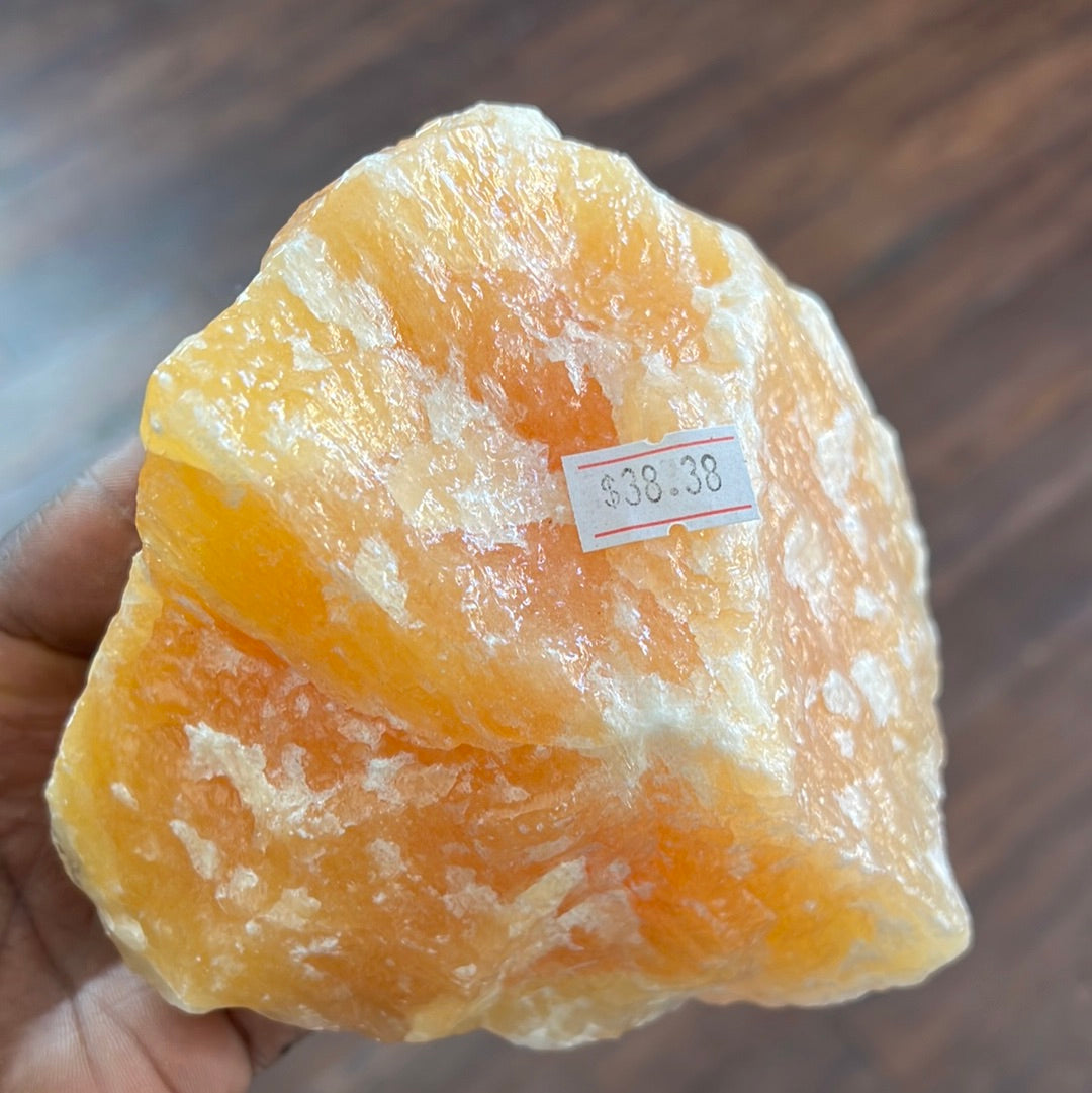 Orange Calcite Chunk