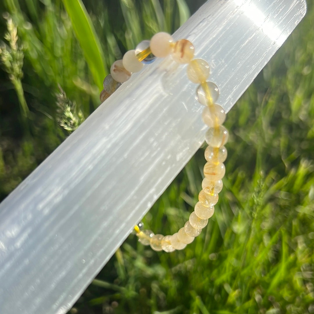 Gold Quartz Bracelet