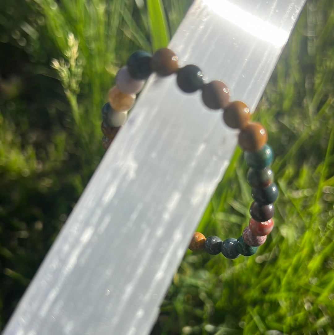 Ocean Jasper Stone Bracelet