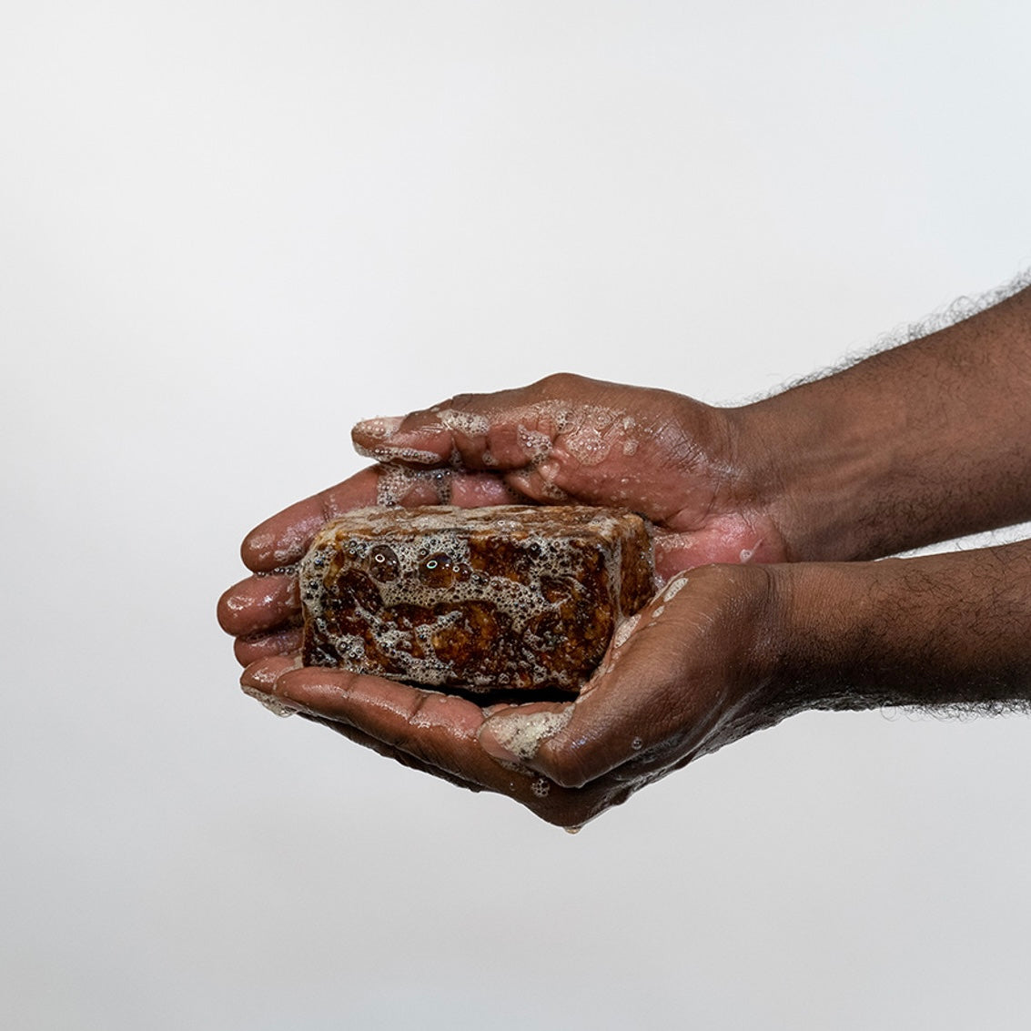 Pure African black soap from West Africa 