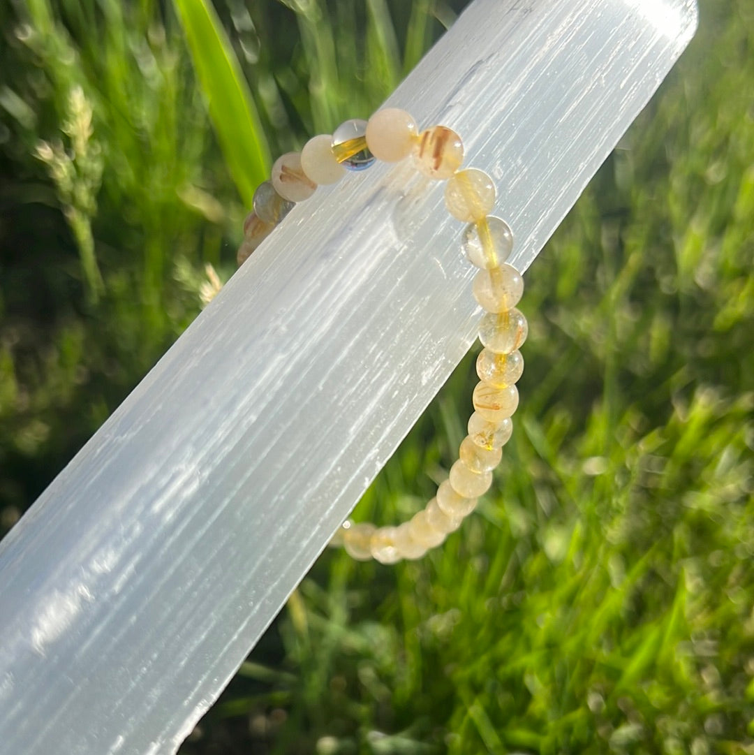 Gold Quartz Bracelet