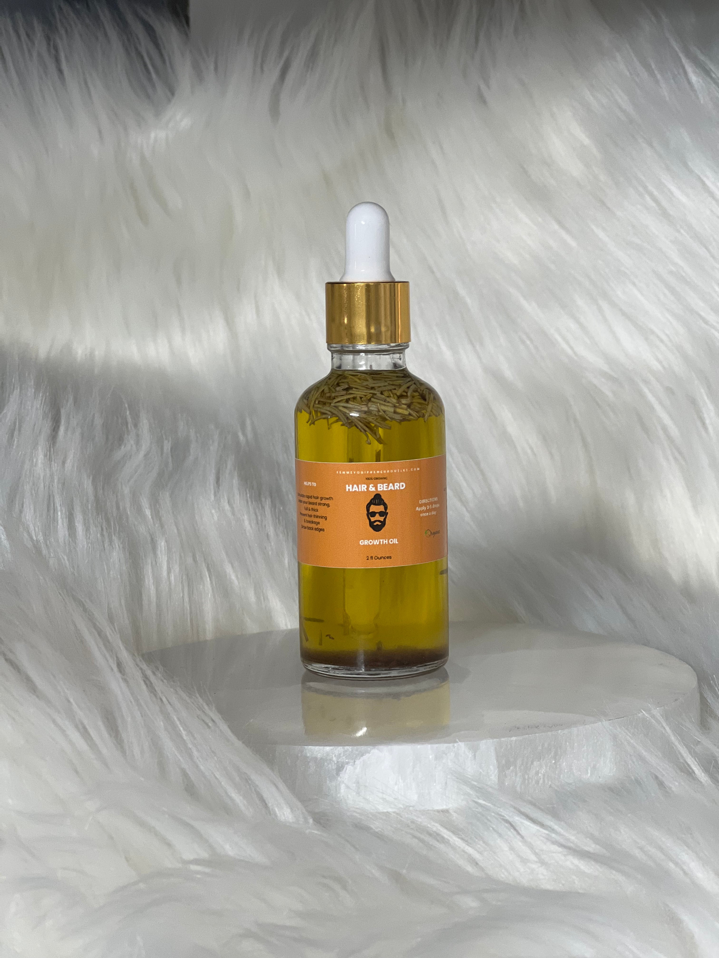 Beard & Hair Growth Oil - Organic