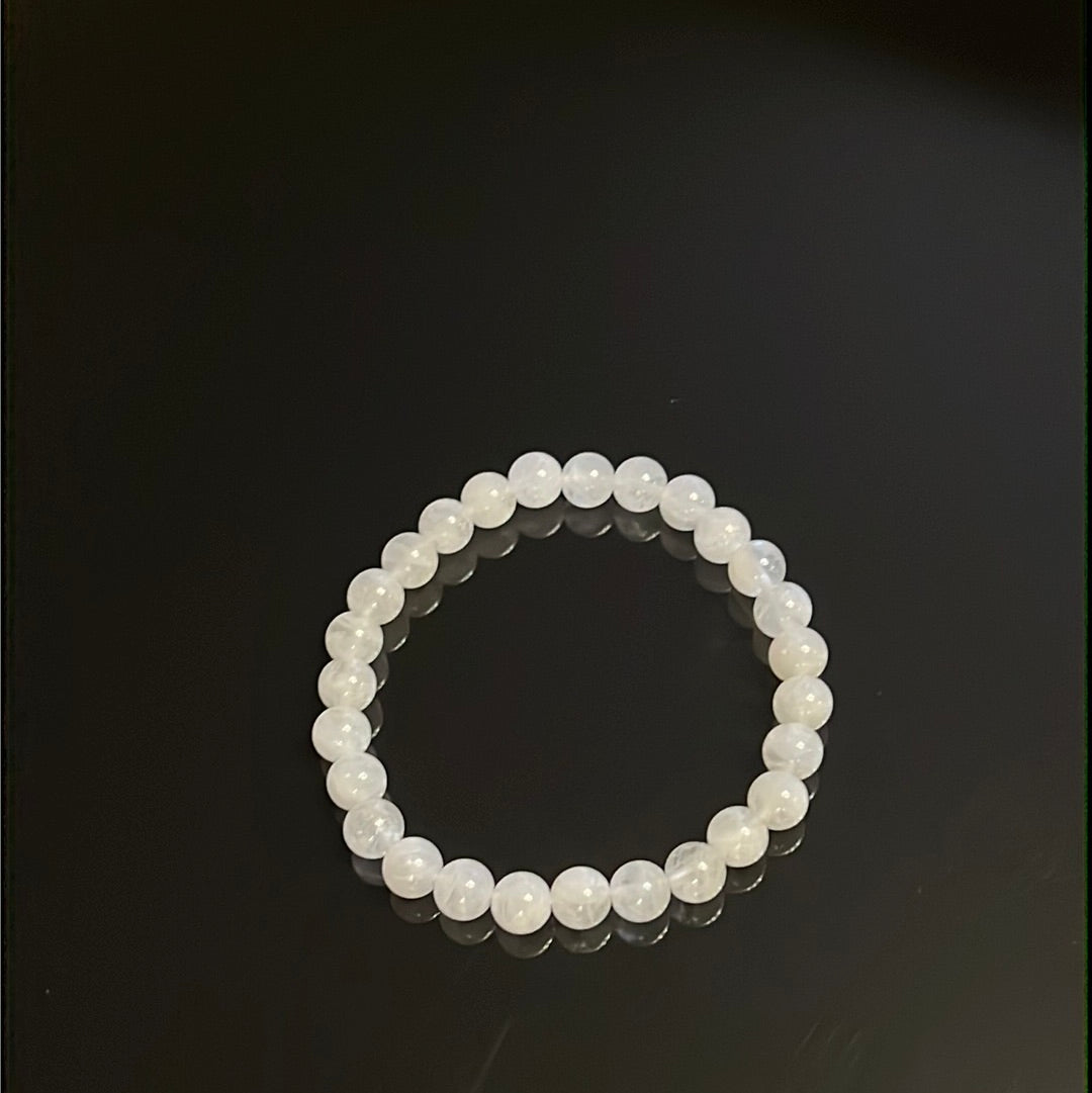 Moonstone Bead Bracelet