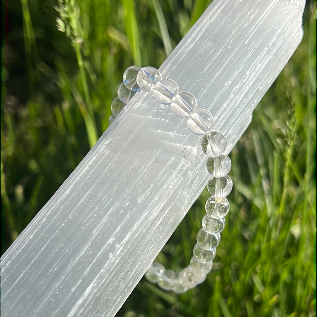 Clear Quartz Stone Bracelet