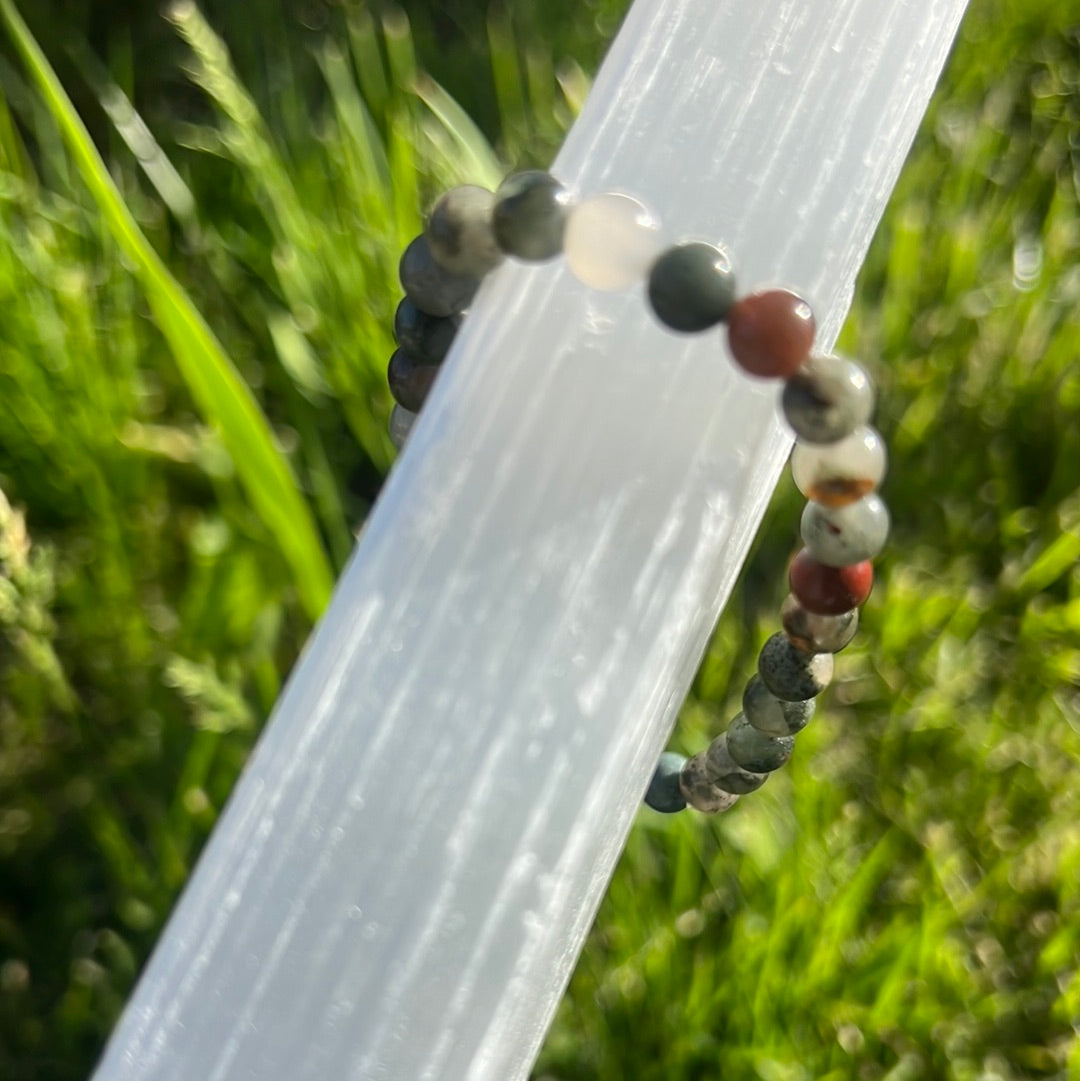 African Bloodstone Bracelet