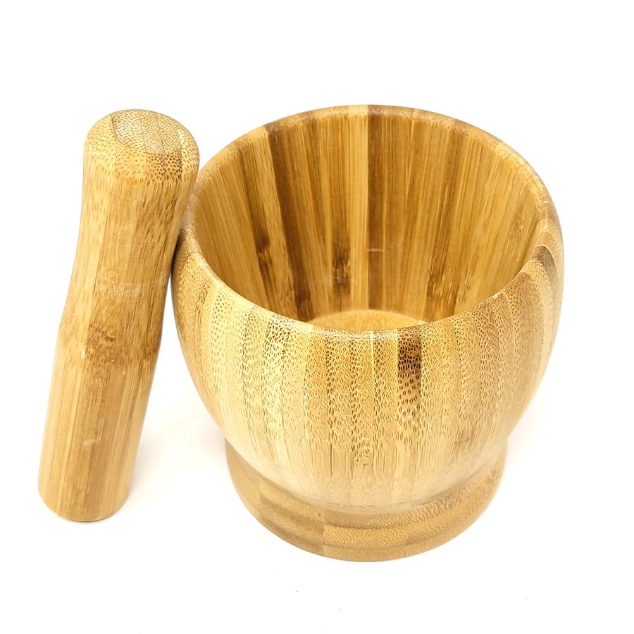 Wooden Mortar & Pestle