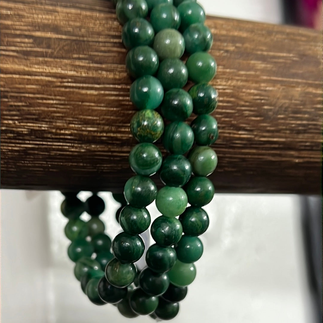 African Jade Gemstone Bracelet