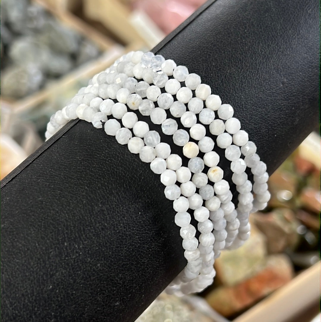 Moonstone Bracelet- Faceted