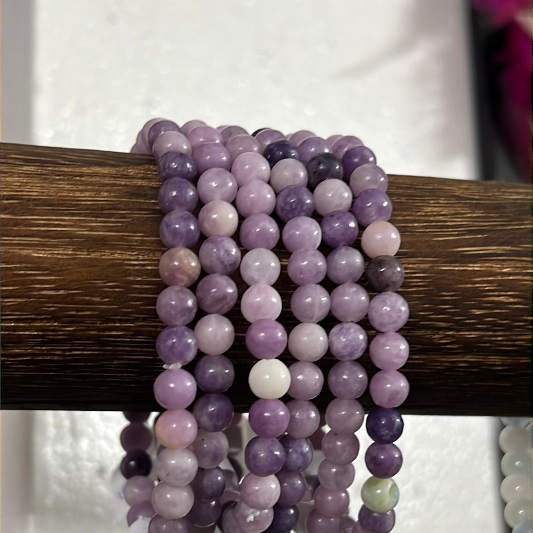 Lepidolite Crystal Bracelet