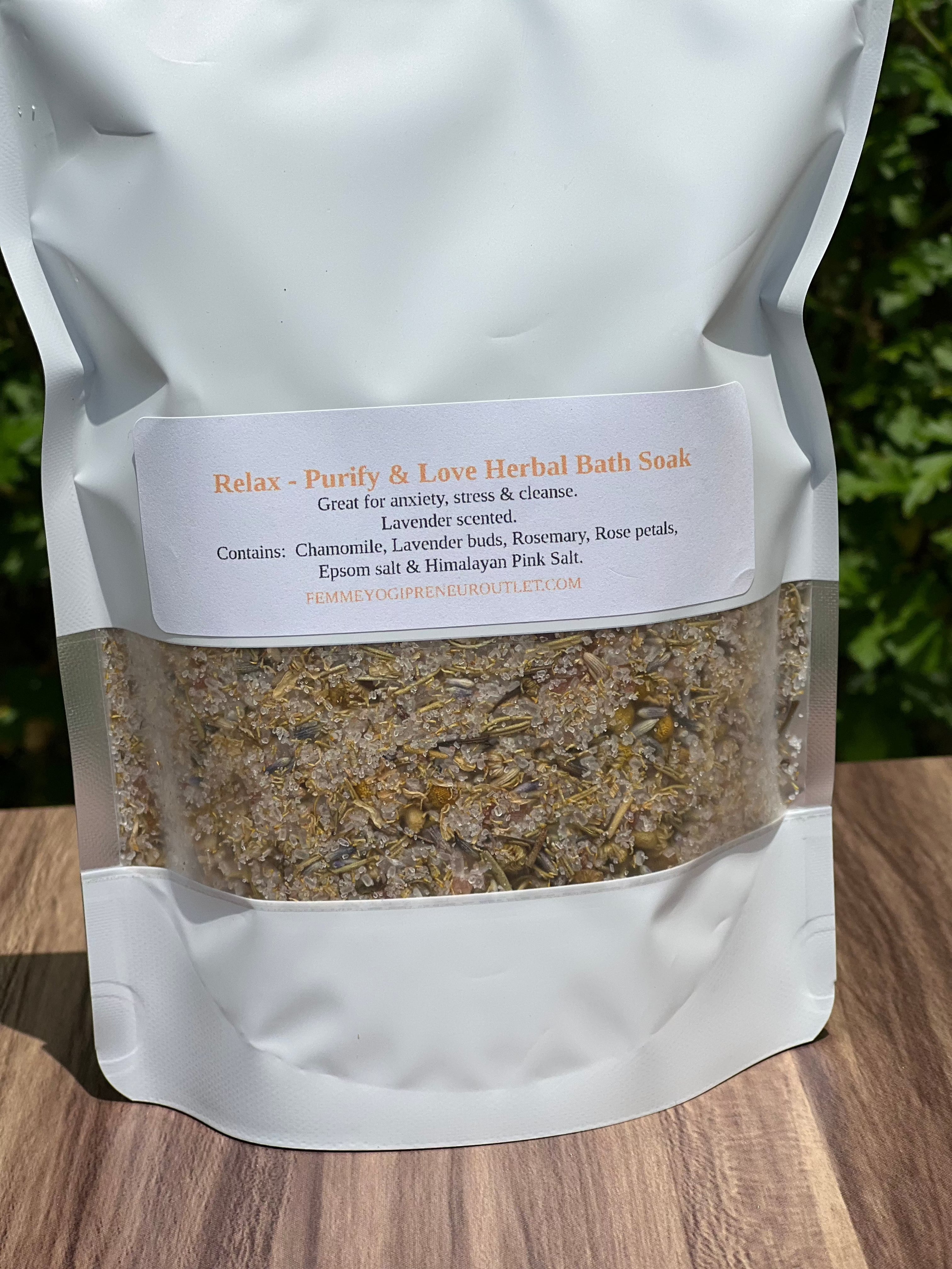 Relax - Purify & Love Herbal Bath Soak