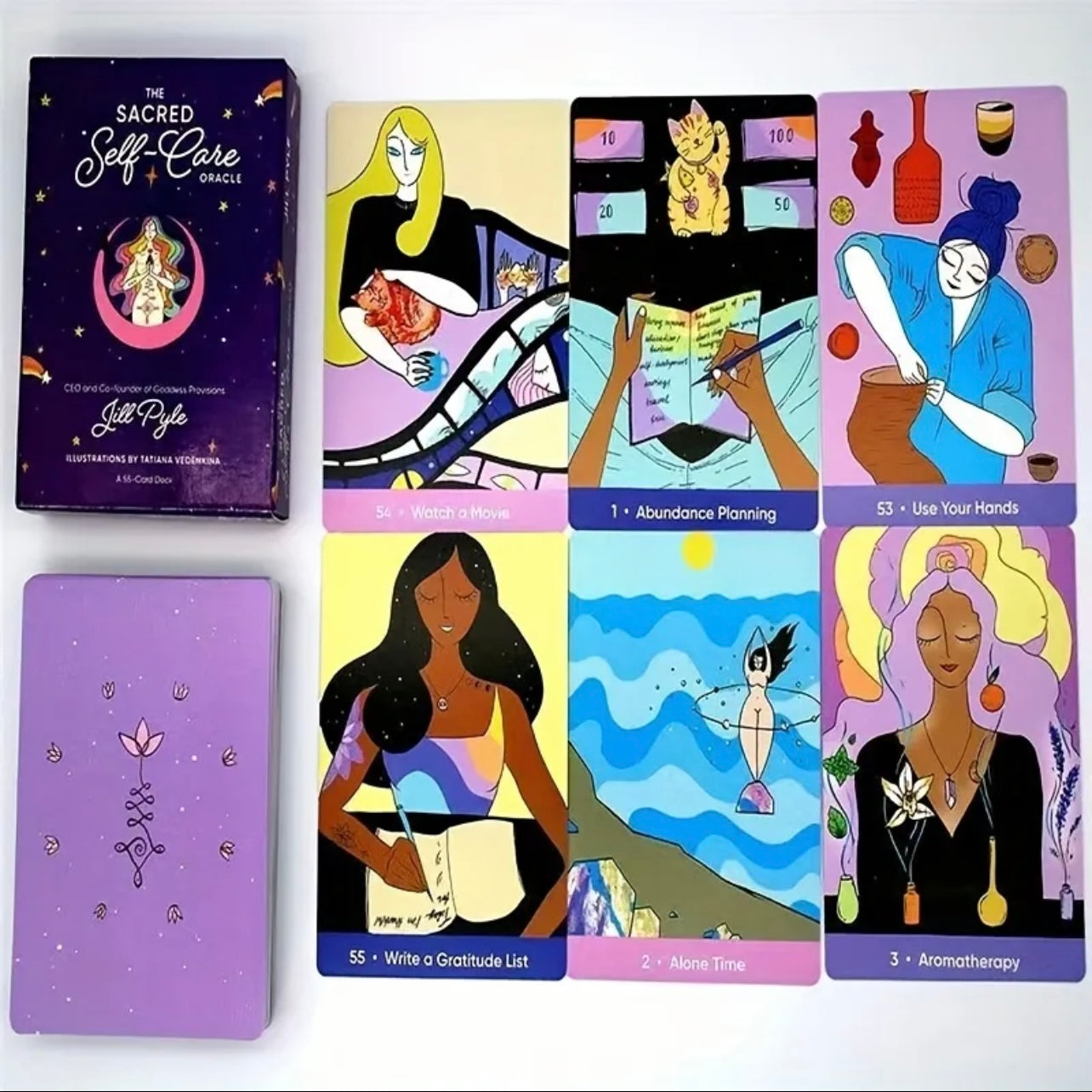 The Sacred Self-Care Oracle cards