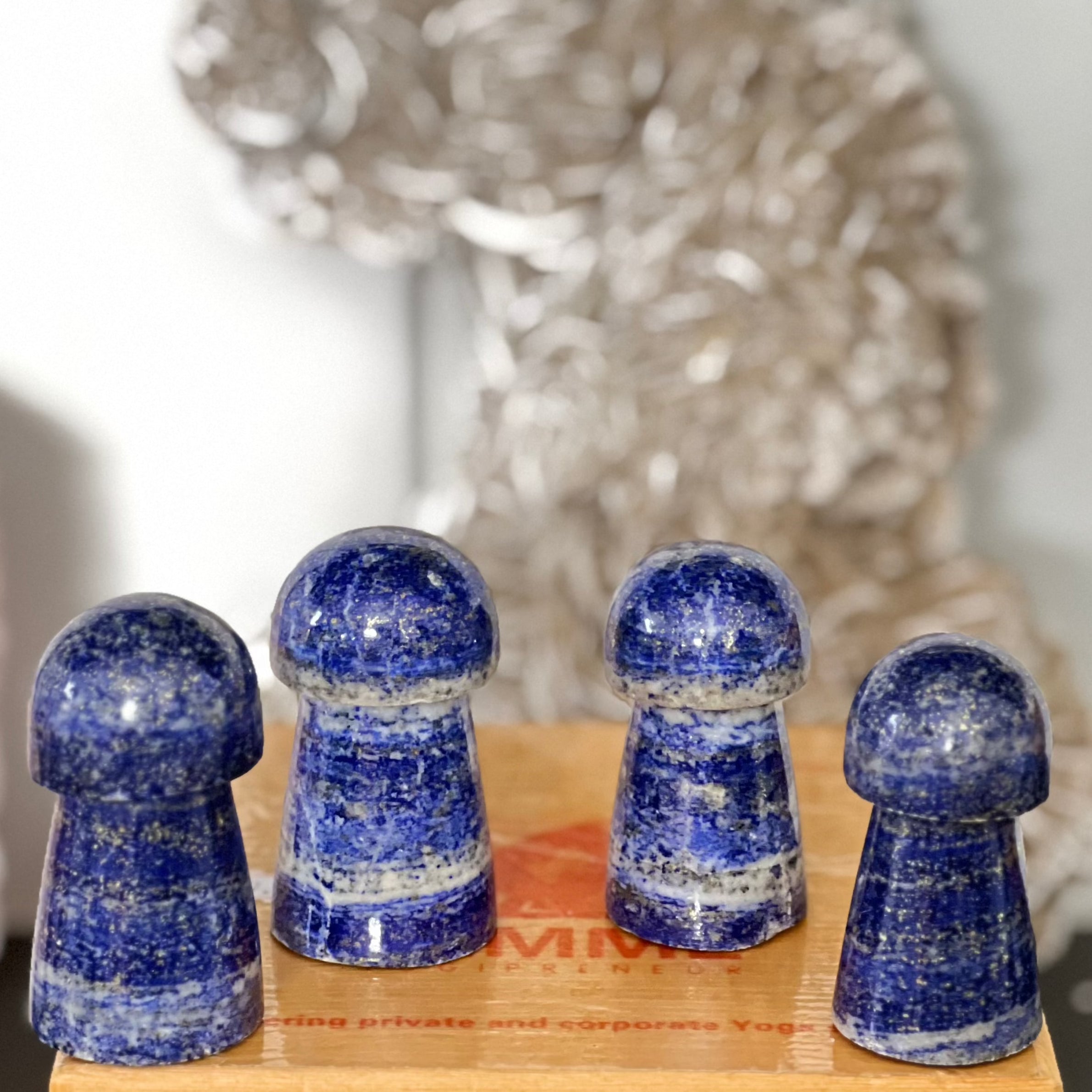 Lapis Lazuli Mushroom Crystals - Jumbo