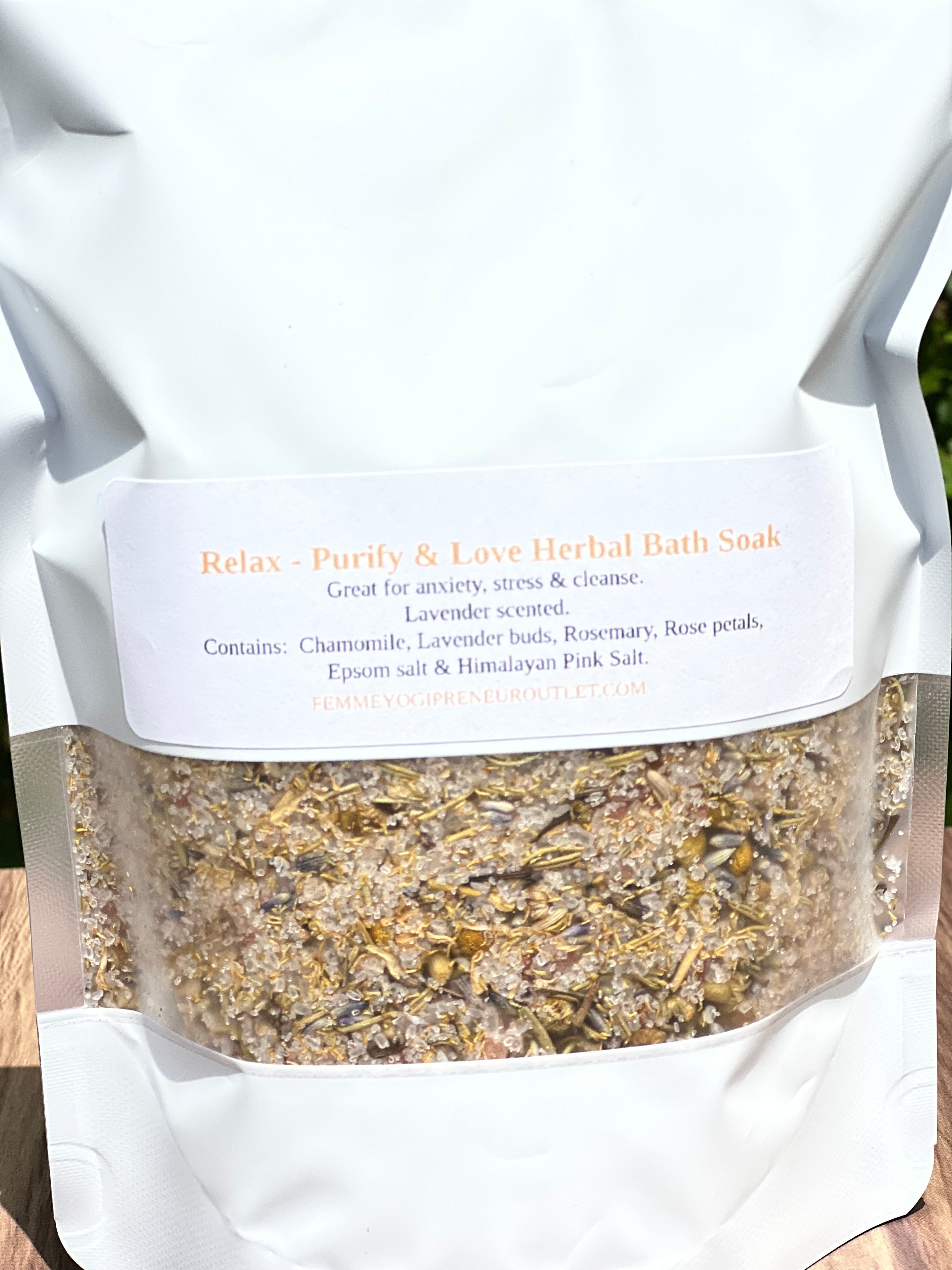 Relax - Purify & Love Herbal Bath Soak