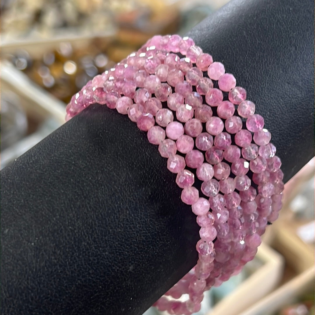 Pink Tourmaline Bracelet