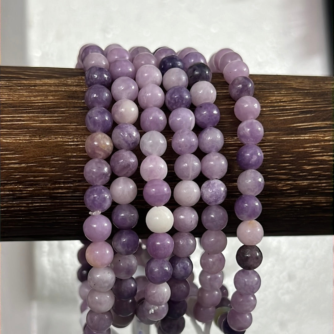 Lepidolite Crystal Bracelet