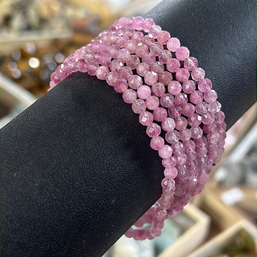 Pink Tourmaline Bracelet