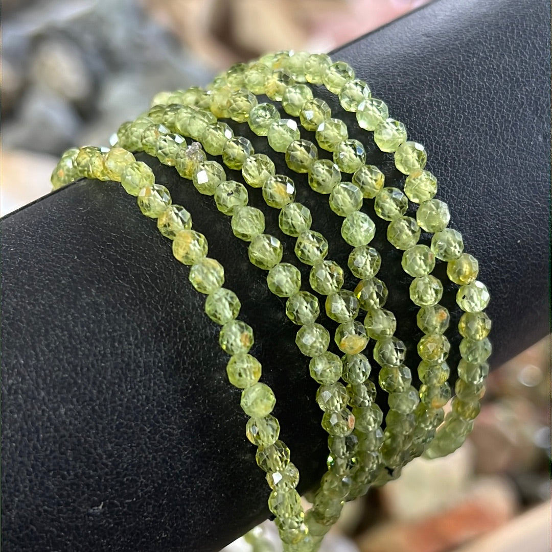 Peridot Crystal Bracelet