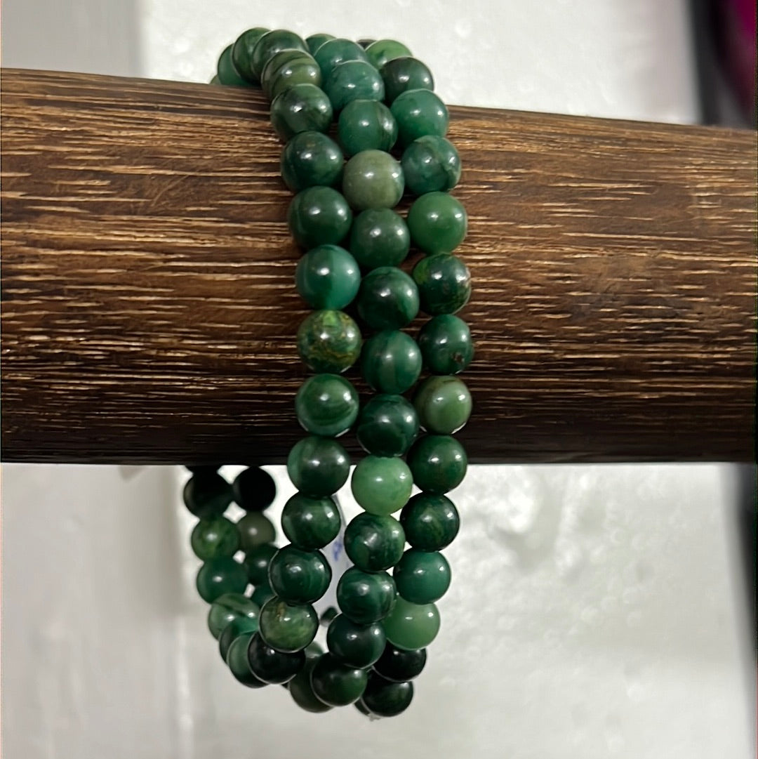 African Jade Gemstone Bracelet