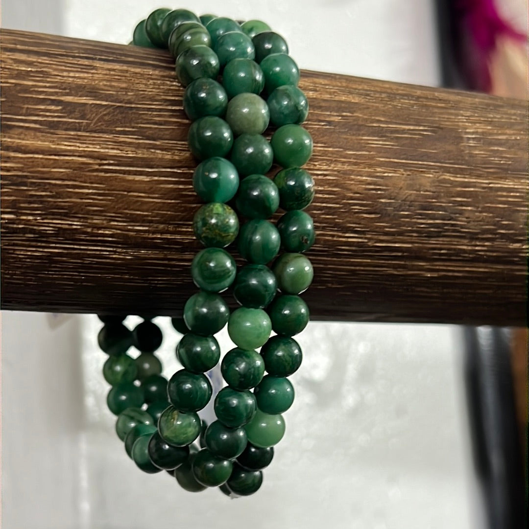 African Jade Gemstone Bracelet