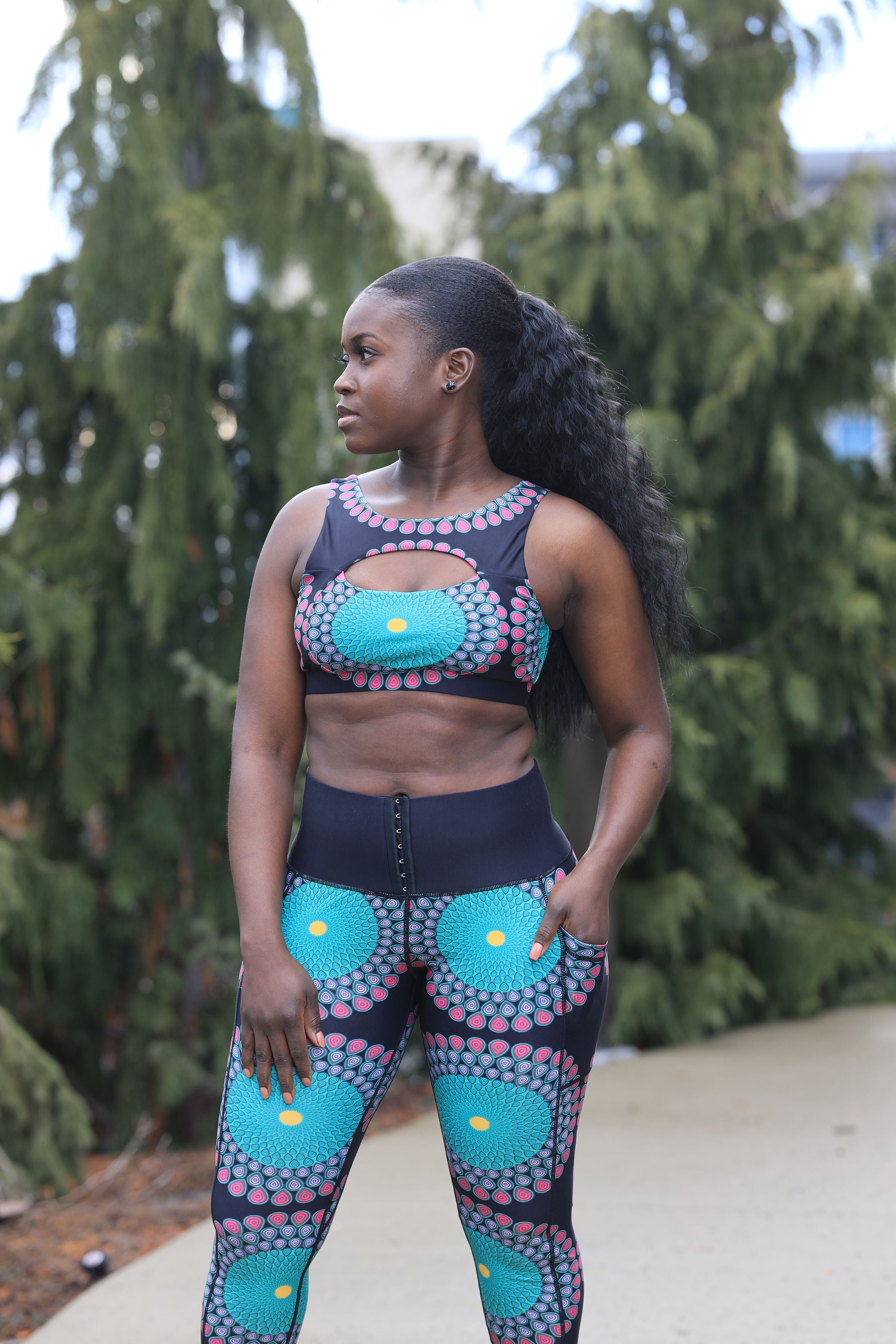 african yoga top