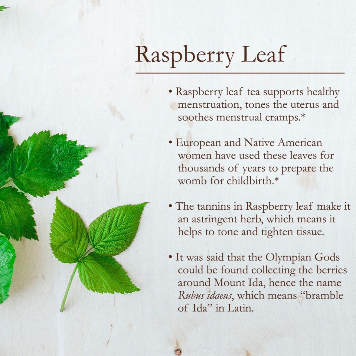 benefits of raspberry leaf for womb health