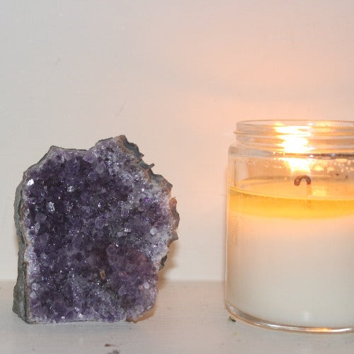 Crystal geode for home decor