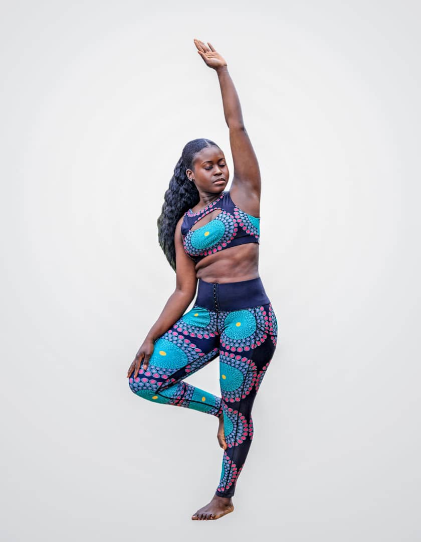 african yoga top