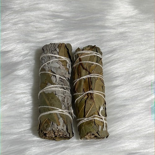 bay leave sage smudge bundle