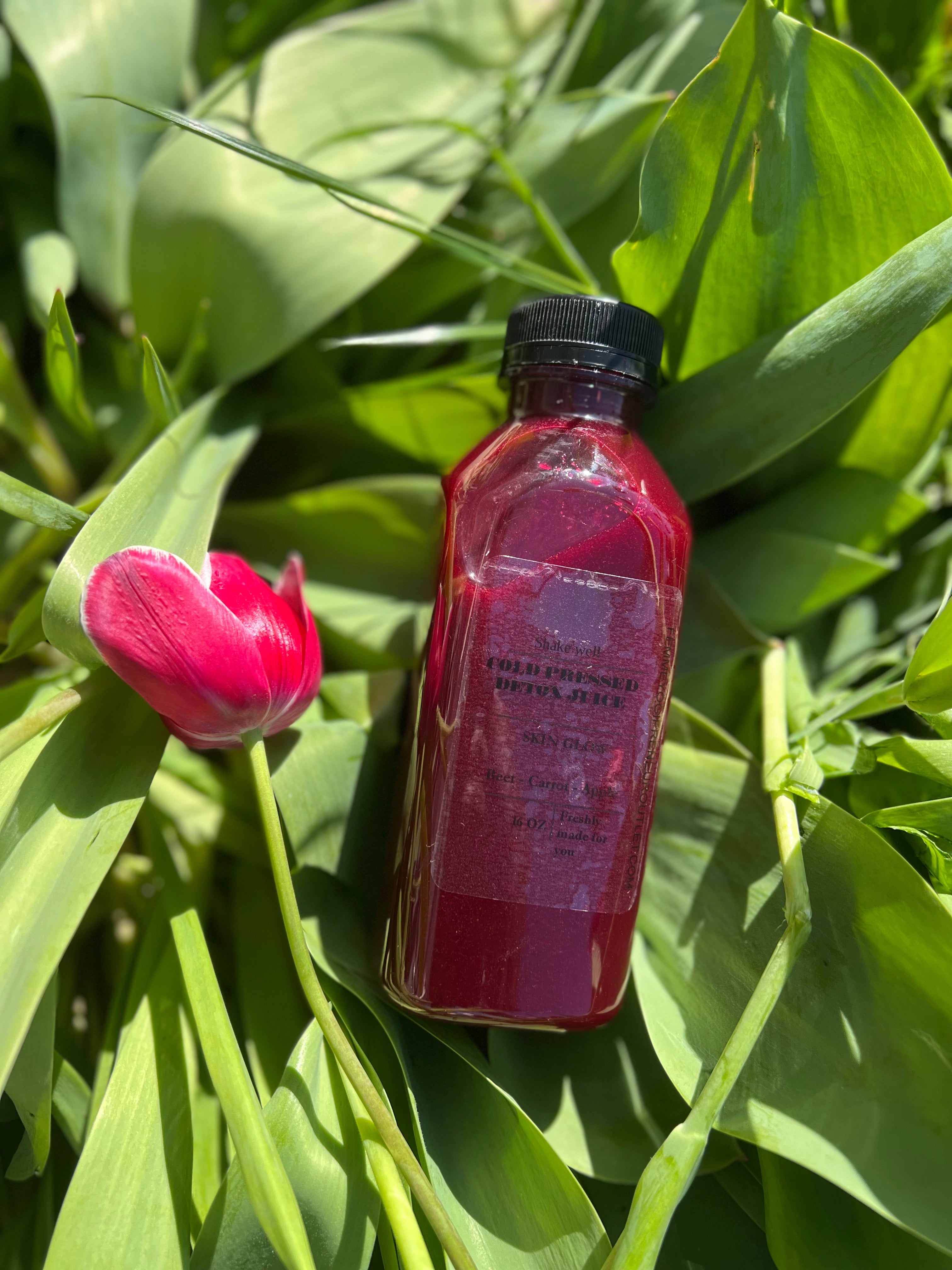 beet , carrot and apple cold pressed juice