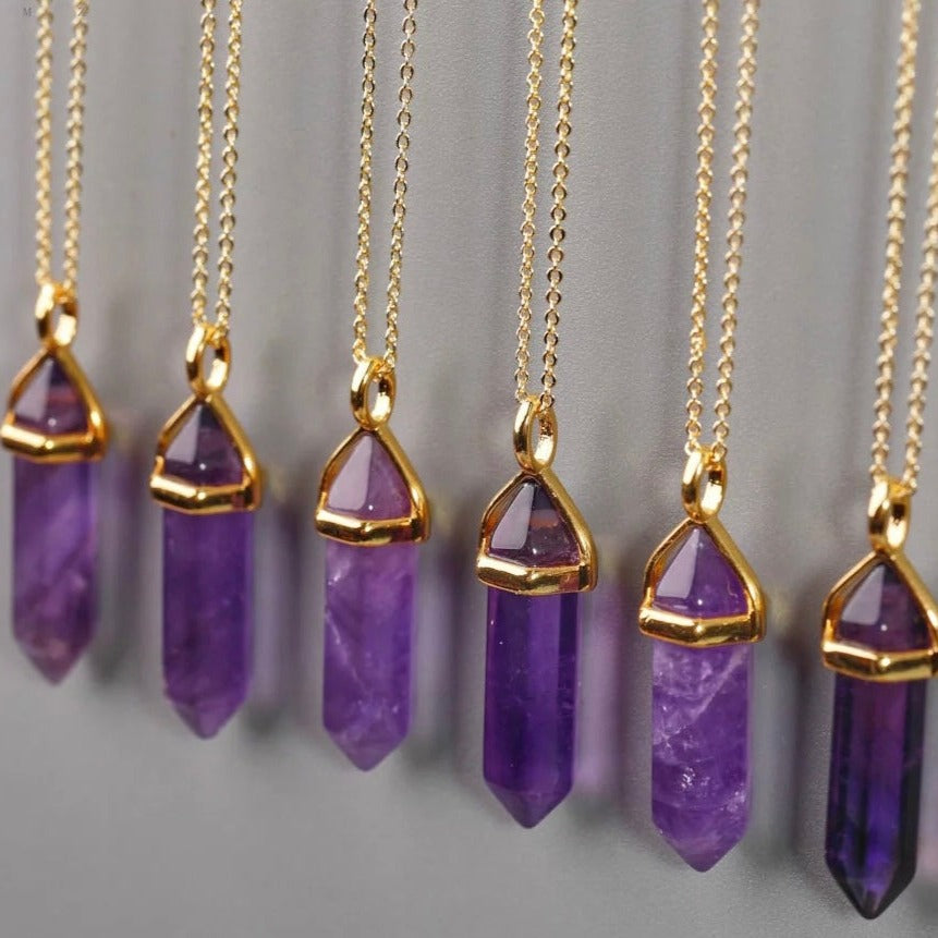 Purple Amethyst necklace