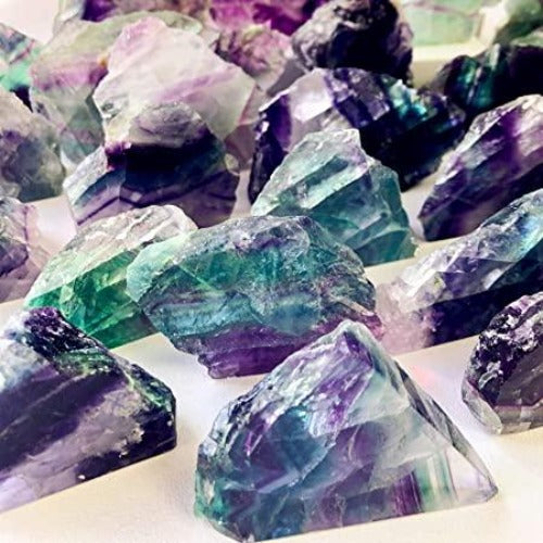 raw fluorite stone